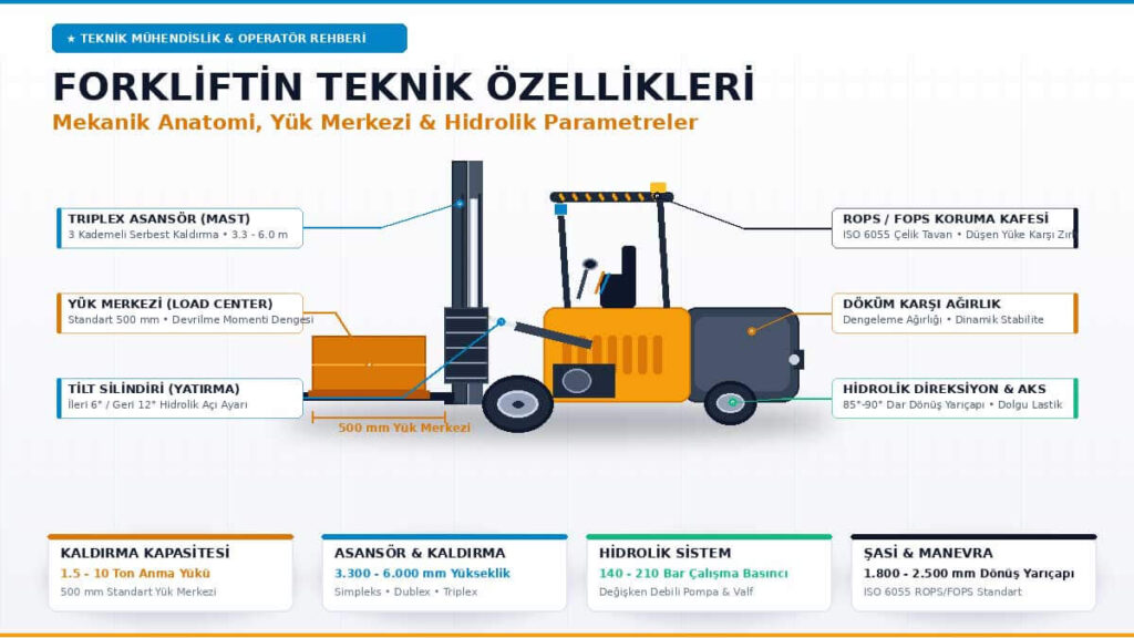 Forkliftlerin özellikleri